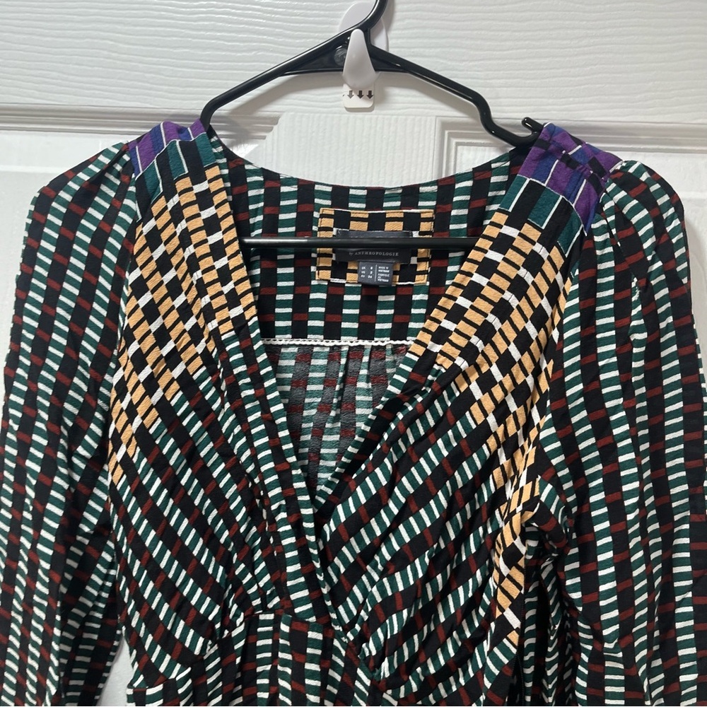 Anthropologie Maeve Gianna Tunic Dress Geometric Size 2 - Picture 4 of 9